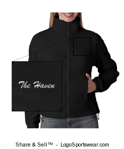 UltraClub Ladies Iceberg Fleece Full-Zip Jacket Design Zoom